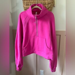 Lululemon scuba oversized funnel neck half zip XL/XXL